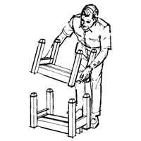 Supports empilables mobiles, 12" la x 16" p, Capacit&eacute; de 2500 lb Absolute Business Supply