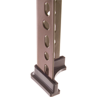 Accessoires pour corni&egrave;res perfor&eacute;es - Pied en plastique (montant simple) Absolute Business Supply