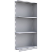 &eacute;l&eacute;ment de rayonnage Interlok, Acier, Sans boulons, Ajout, 36" la x 76" h x 24" p Absolute Business Supply
