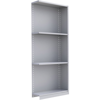 &eacute;l&eacute;ment de rayonnage Interlok, Acier, Sans boulons, Ajout, 36" la x 88" h x 24" p Absolute Business Supply