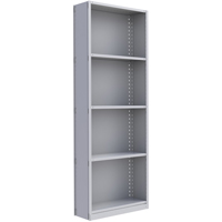 &eacute;l&eacute;ment de rayonnage Interlok, Acier, Sans boulons, De base, 36" la x 100" h x 24" p Absolute Business Supply