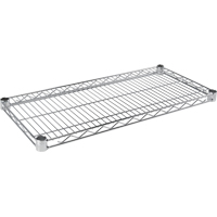 Tablette en treillis pour &eacute;tag&egrave;re robuste en treillis chromat&eacute;, 30" la x 14" p, Capacit&eacute; de 800 lb Absolute Business Supply
