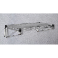 Tablette en treillis pour &eacute;tag&egrave;re robuste en treillis chromat&eacute;, 30" la x 14" p, Capacit&eacute; de 800 lb Absolute Business Supply