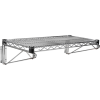 Direct Wall Mount for Chromate Wire Shelving, Single Bracket, 200 lbs. Capacity, 14" D Absolute Business Supply