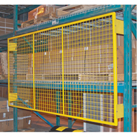 Grilles de protection arri&egrave;re pour palettier, 96" la x 48" h, Ferrures de 6" Absolute Business Supply