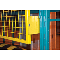 Grilles de protection arri&egrave;re pour palettier, 96" la x 48" h, Ferrures de 6" Absolute Business Supply