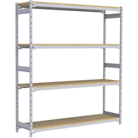 &eacute;tag&egrave;re-classeur de grande largeur, Acier, 4 Tablettes, 72" la x 18" p x 84" h Absolute Business Supply
