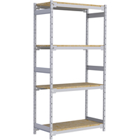Étagère-classeur de grande largeur, Acier, 4 Tablettes, 42" la x 18" p x 84" h RN004 | Absolute Business Supply
