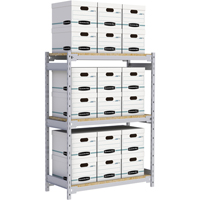 &eacute;tag&egrave;re-classeur de grande largeur, Acier, 3 Tablettes, 42" la x 18" p x 60" h Absolute Business Supply