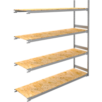 &eacute;tag&egrave;re-classeur de grande largeur, Acier, 4 Tablettes, 72" la x 18" p x 84" h, Ensemble Ajout Absolute Business Supply