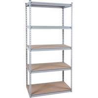 Rayonnage robuste, Acier, Sans boulons, Capacit&eacute; 1200 lb, 48" la x 72" h x 18" p Absolute Business Supply