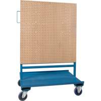 Bin/Pegboard Combo Rack, Double-sided, 38" W x 24-1/2" D x 55" H Absolute Business Supply
