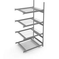 &eacute;tag&egrave;re de grande largeur, Acier, Sans boulons, Capacit&eacute; 1340 lb, 42" la x 84" h x 32" p Absolute Business Supply