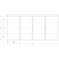 Cabinet d'entreposage &agrave; tiroirs int&eacute;gr&eacute; Interlok Absolute Business Supply