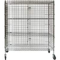 Chariot de s&eacute;curit&eacute;, Chrom&eacute;, 60" x 69" x 24", Capacit&eacute; 500 lb Absolute Business Supply