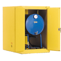 Armoires de s&eacute;curit&eacute; pour barils, Capacit&eacute; de 400 lb, Jaune Absolute Business Supply