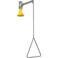 Douche d'urgence &agrave; alimentation verticale, Montage au plafond Absolute Business Supply