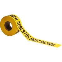 Ruban pour barricade, Anglais, 3" la x 200' lo, 3 mils, Noir sur jaune Absolute Business Supply
