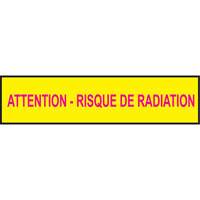 Barricade Tape, French, 3" W x 1000' L, 3.5 mils, Magenta on Yellow Absolute Business Supply