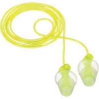 E-A-R Tri-Flange Reusable Earplugs, Corded, Bulk - Polybag, 26 dB NRR, One-Size Absolute Business Supply
