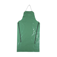 A43 48 Tablier ignifug&eacute; CA-43, Polyester/PVC, 29" lo x 48" la, Vert Absolute Business Supply