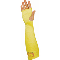 Manchettes, Kevlar, 18", ANSI/ISEA 105 niveau 3, Jaune Absolute Business Supply