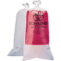 Hazardous Waste Disposal Bags, Bio-Hazard, 24" L x 12" W, 1.5 mils, 3.7 L (1 Gal.) Capacity Absolute Business Supply