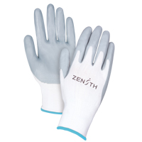 Gants l&eacute;gers enduits et respirants, 10/T-Grand, R&ecirc;vetement Mousse de nitrile, Calibre 13, Enveloppe en Polyester Absolute Business Supply