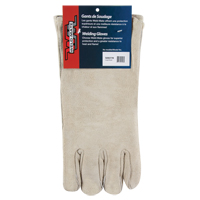 Gants de soudeur de premi&egrave;re qualit&eacute;, Cuir de vache refendu, Taille Grand Absolute Business Supply