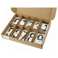 Pressure Sensitive Numbering, 0 to 9, 3-1/2" H, Black on White Absolute Business Supply