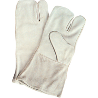 Gants de soudeur d'usage standard, Cuir de vache refendu, Taille Grand Absolute Business Supply
