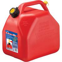 Jerricans, 5,3 gal. US/20,06 L, Rouge, Conformes aux normes CSA/ULC Absolute Business Supply