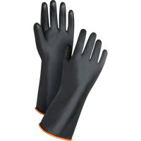 Heavyweight Chemical-Handling Gloves, Size Large/9, 14" L, Rubber Latex, 30-mil Absolute Business Supply