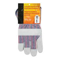Rugged Fitters Gloves, X-Large, Split Cowhide Palm, Cotton Inner Lining Absolute Business Supply