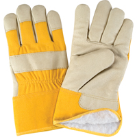Gants d'ajusteur doubl&eacute;s pour l'hiver, Grand, Paume en Cuir fleur de porc, Doublure en Boa Absolute Business Supply
