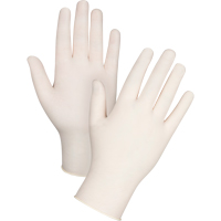 Gants d'examen de premi&egrave;re qualit&eacute; pour peau sensible, T-petit, Latex, 4 mils, Sans poudre, Naturel Absolute Business Supply