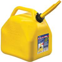 Jerricans, 5,3 gal. US/20,06 L, Jaune, Conformes aux normes CSA/ULC Absolute Business Supply