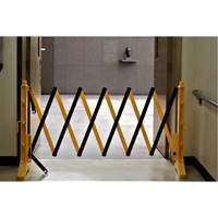Barri&egrave;re Xpandit, 36" h x 11,5' lo, Noir/Jaune Absolute Business Supply