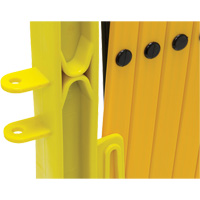 Barri&egrave;re Xpandit, 36" h x 11,5' lo, Noir/Jaune Absolute Business Supply
