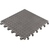Tapis ErgoDeck Soft No 566, PVC, 1-1/2' la c, 1-1/2' lo, 7/8" &eacute;paisseur, Charbon Absolute Business Supply