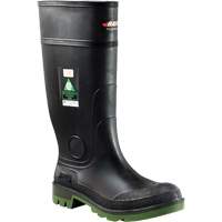 Bottes industrielles tout temps Enduro, Caoutchouc, Embout Acier, Pointure 8, Semelle R&eacute;sistant aux perforations Absolute Business Supply
