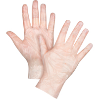 Gants jetables &eacute;conomiques, Petit, Poly&eacute;thyl&egrave;ne, 1 mil, Sans poudre, Transparent Absolute Business Supply