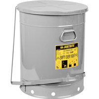 Contenants pour d&eacute;chets huileux, Homologu&eacute; FM/List&eacute; UL, 21 gal. US, Argent Absolute Business Supply