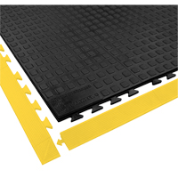 Tapis Rejuvenator Connect No 502, Polyur&eacute;thane, 3' la c, 3' lo, 5/8" &eacute;paisseur, Noir Absolute Business Supply