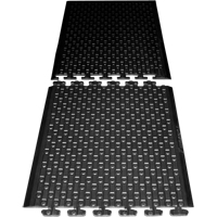 Tapis Rejuvenator Connect No 502, Polyur&eacute;thane, 3' la c, 3' lo, 5/8" &eacute;paisseur, Noir Absolute Business Supply