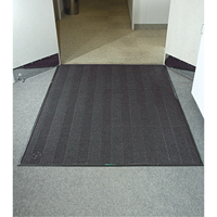 Tapis Waterhog Eco Elite, Essuie-pieds/grattoir, 4' x 6' x 3/8", Cendre grise Absolute Business Supply