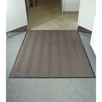 Tapis Waterhog Eco Elite, Essuie-pieds/grattoir, 6' x 6' x 3/8", Brun ch&acirc;taignier Absolute Business Supply