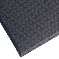 Tapis Cushion Max, Losange, 2' x 3' x 5/8", Charbon, Nitrile/PVC Absolute Business Supply