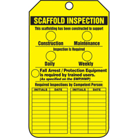 &eacute;tiquettes de s&eacute;curit&eacute; d'inspection et de contr&ocirc;le de l'&eacute;tat de l'&eacute;quipement, Papier cartonn&eacute;, 3-1/8" la x 5-7/8" h, Anglais Absolute Business Supply