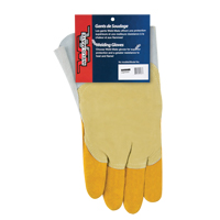 Gants de soudage pour pipelinier, Cuir de vache refendu, Taille Grand Absolute Business Supply